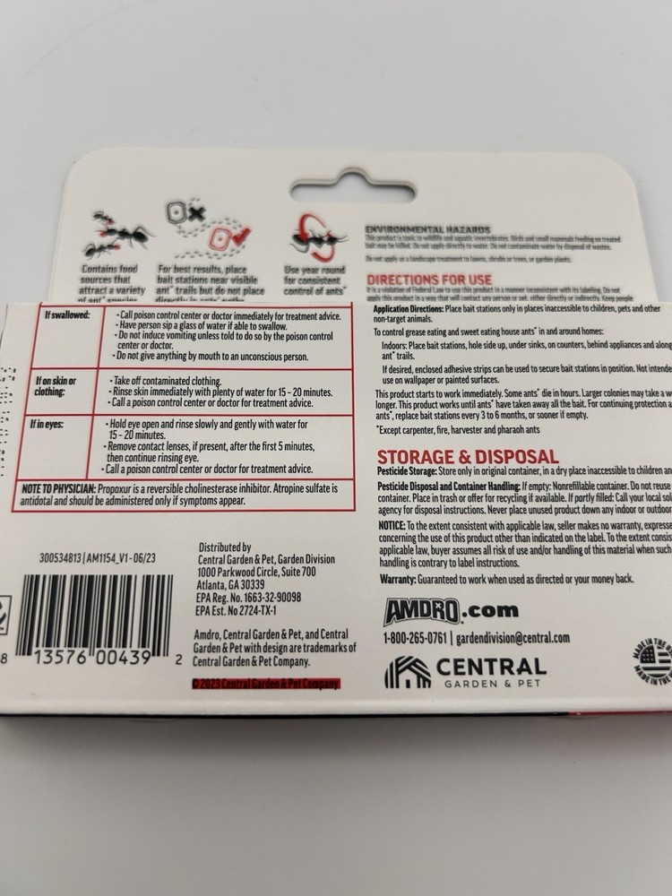 Amdro Ant Killer Bait Stations 4 PK