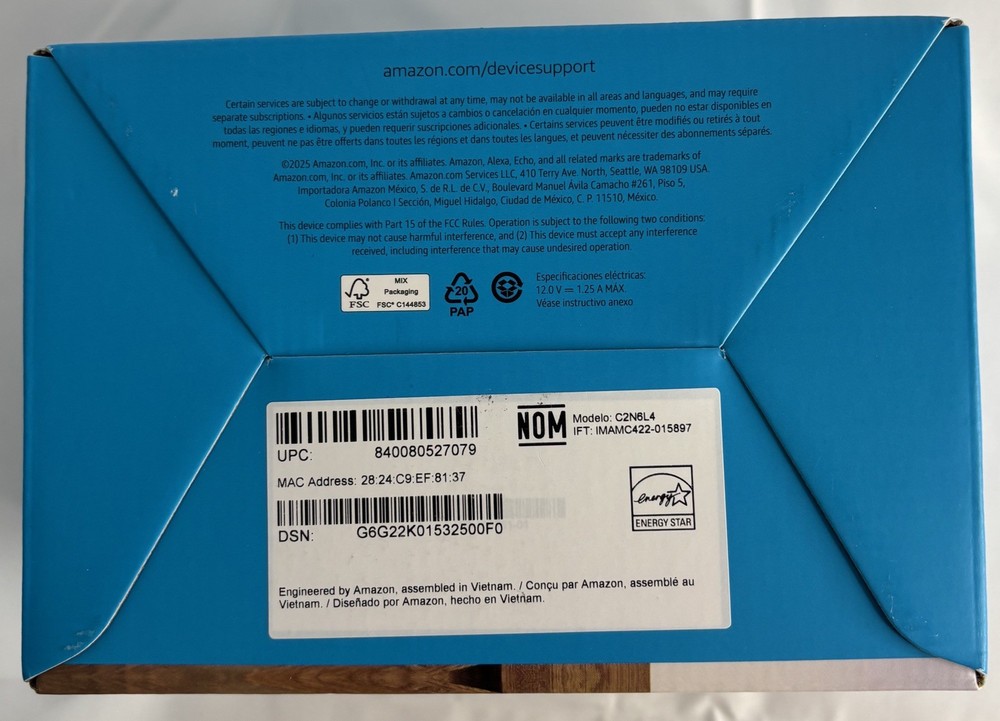 Amazon Echo Dot 5th Gen Smart Speaker + Alexa Model C2N6L4 (New & Sealed)