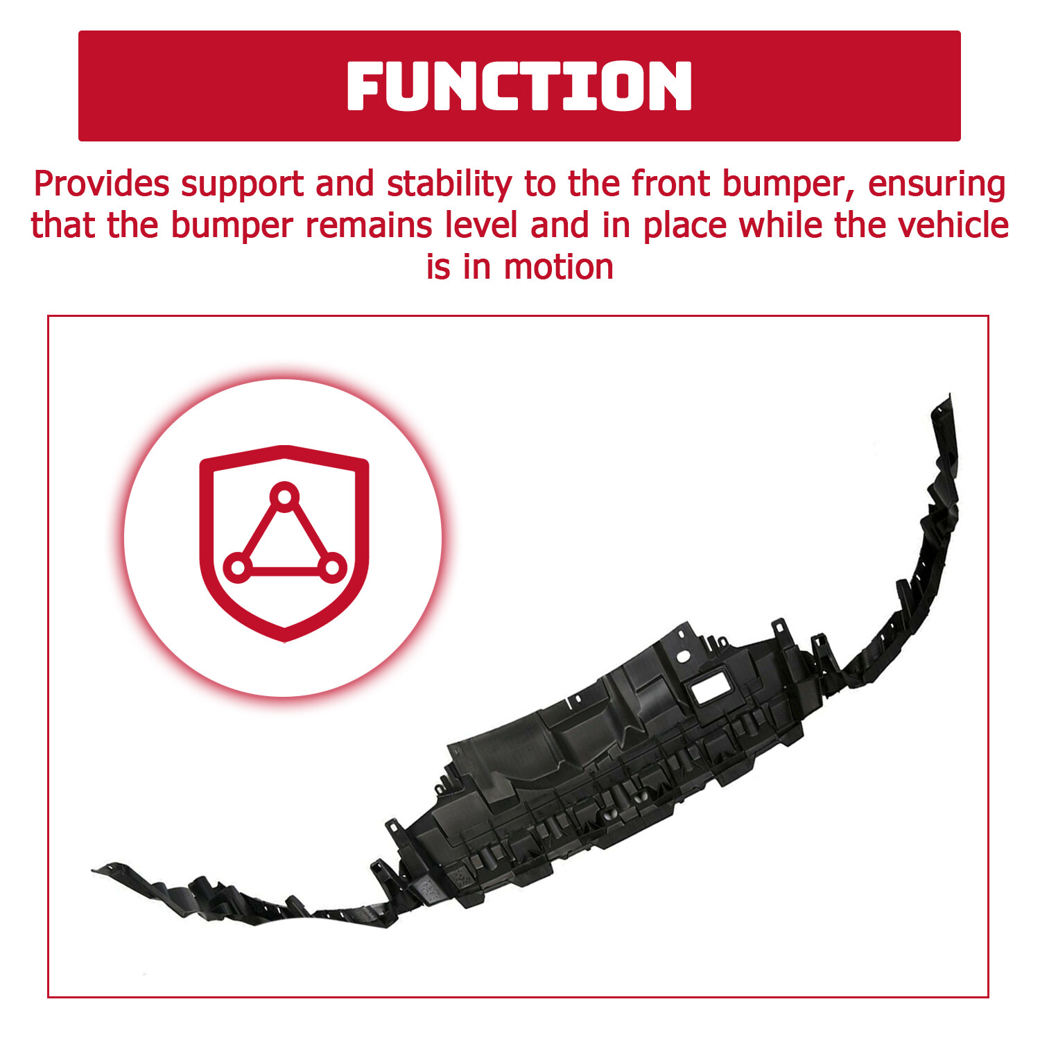 For 15-18 FORD FOCUS Front Bumper Cover Support Mounting Kit Bracket F1EZ17C897C