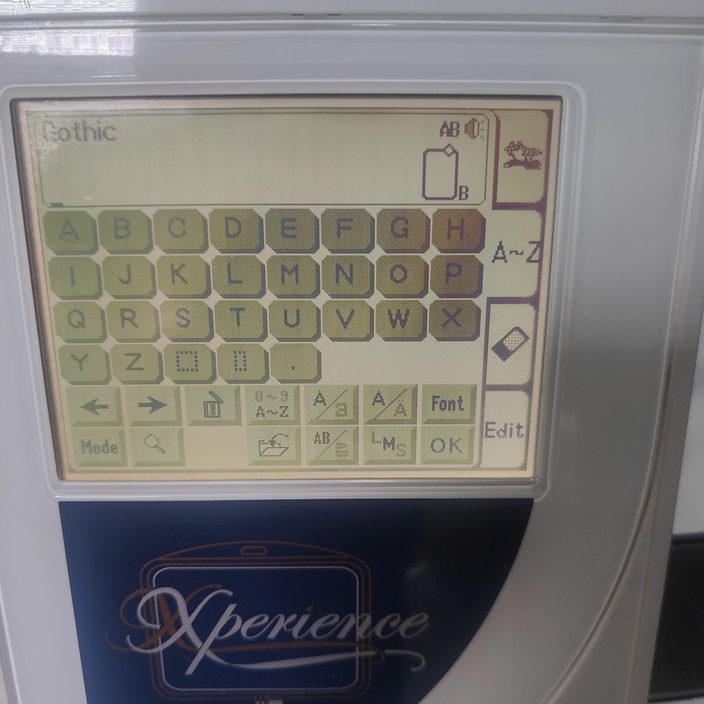 Elna 8200 Xperience Embroidery Only Machine Computer Controlled UnTested