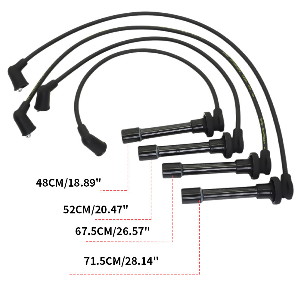 Distributor w/ Cap&Rotor +Wire +Spark Plug for Honda Accord EX LX 2.3L 1998-2002