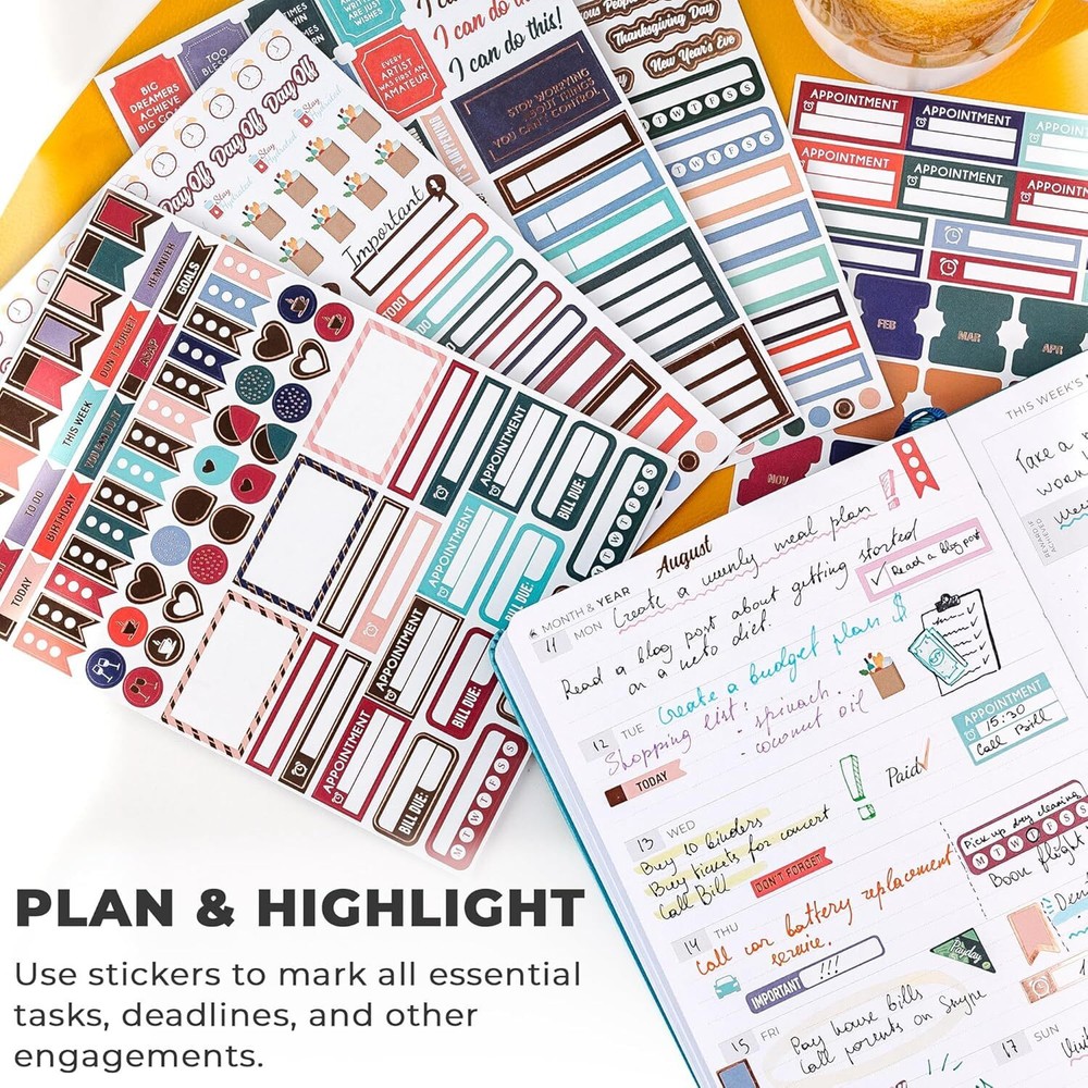 Clever Fox Planner Stickers – Monthly, Weekly & Daily Value Pack