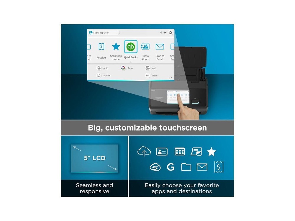 Ricoh ScanSnap iX2500 (Black) Sheet Fed Scanners - Document