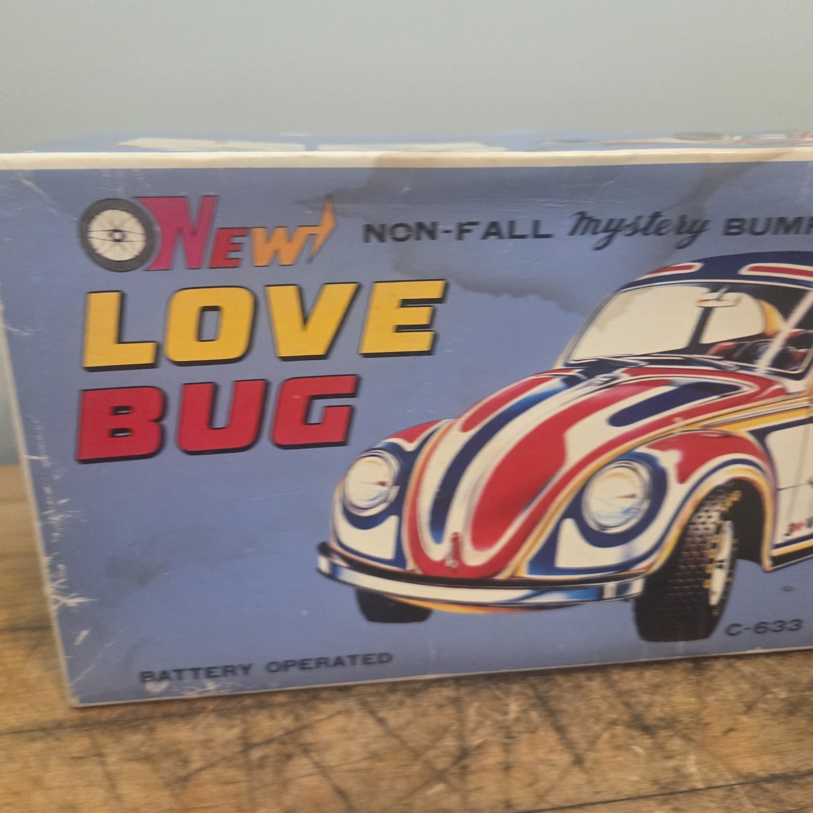 Volkswagen By Taiyo Empi Love Bug C-633 W/ Original Box Non Tested Beetle Car