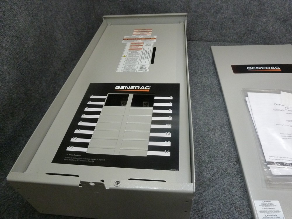 Generac 100 Amp Automatic Transfer Switch Model RTG16EZA3