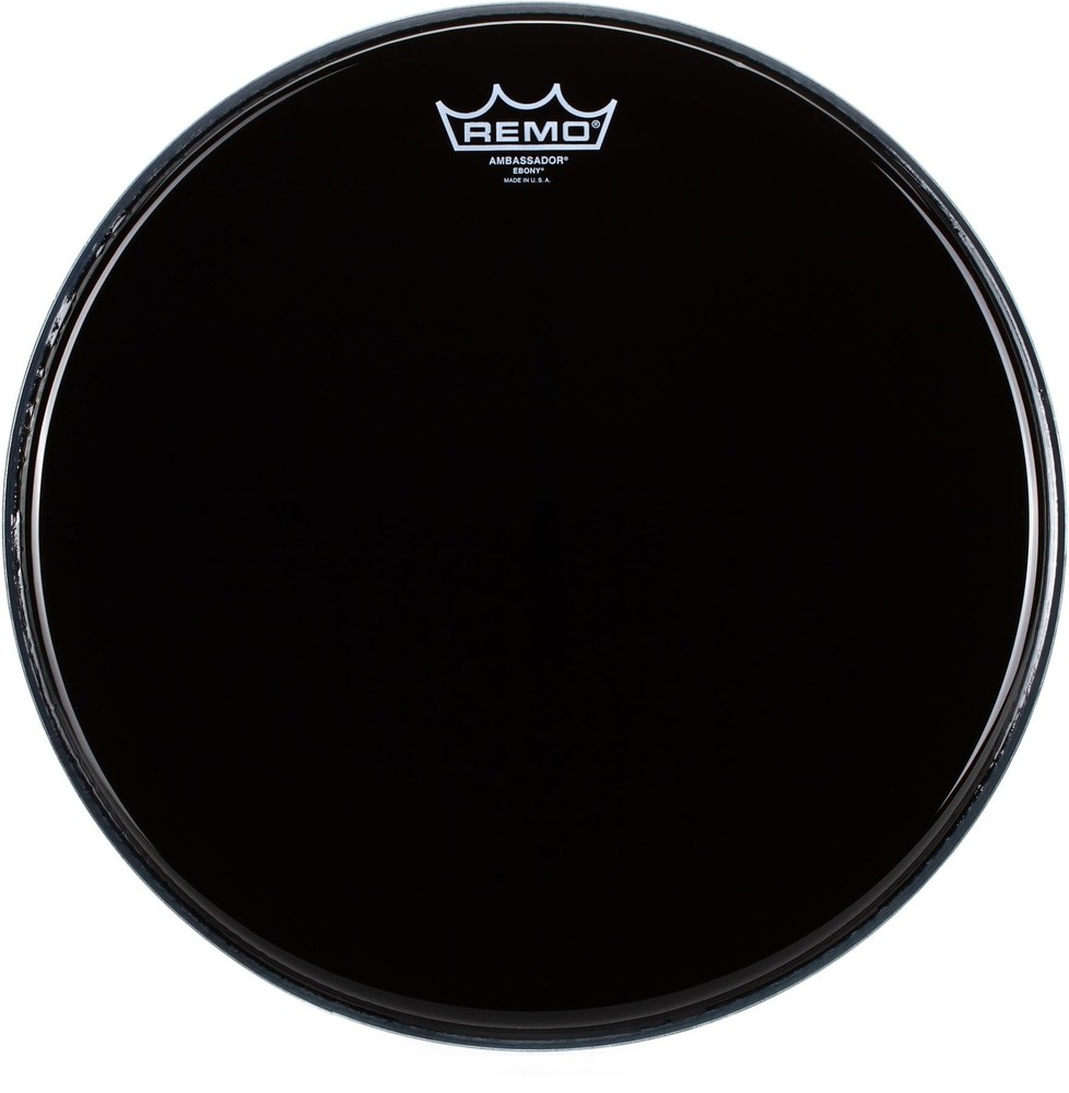 Remo Ambassador Ebony Drumhead - 14 inch (2-pack) Bundle