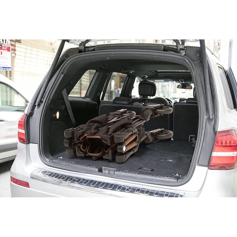 Stroller Wagon 2 Kids Push Pull Handles Canopy Cup Holders Storage Fold New