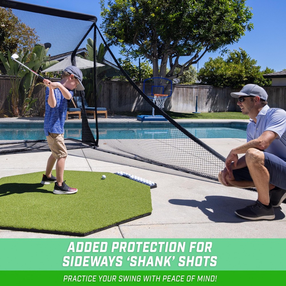 GoSports Elite Golf Shank Net - 2.8X Thicker, Durable Practice Accessory