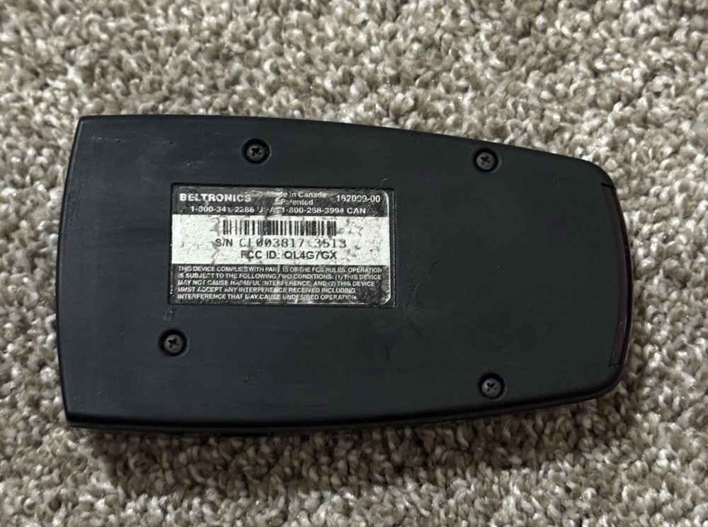 Beltronics Pro 500 Radar detector With GPS