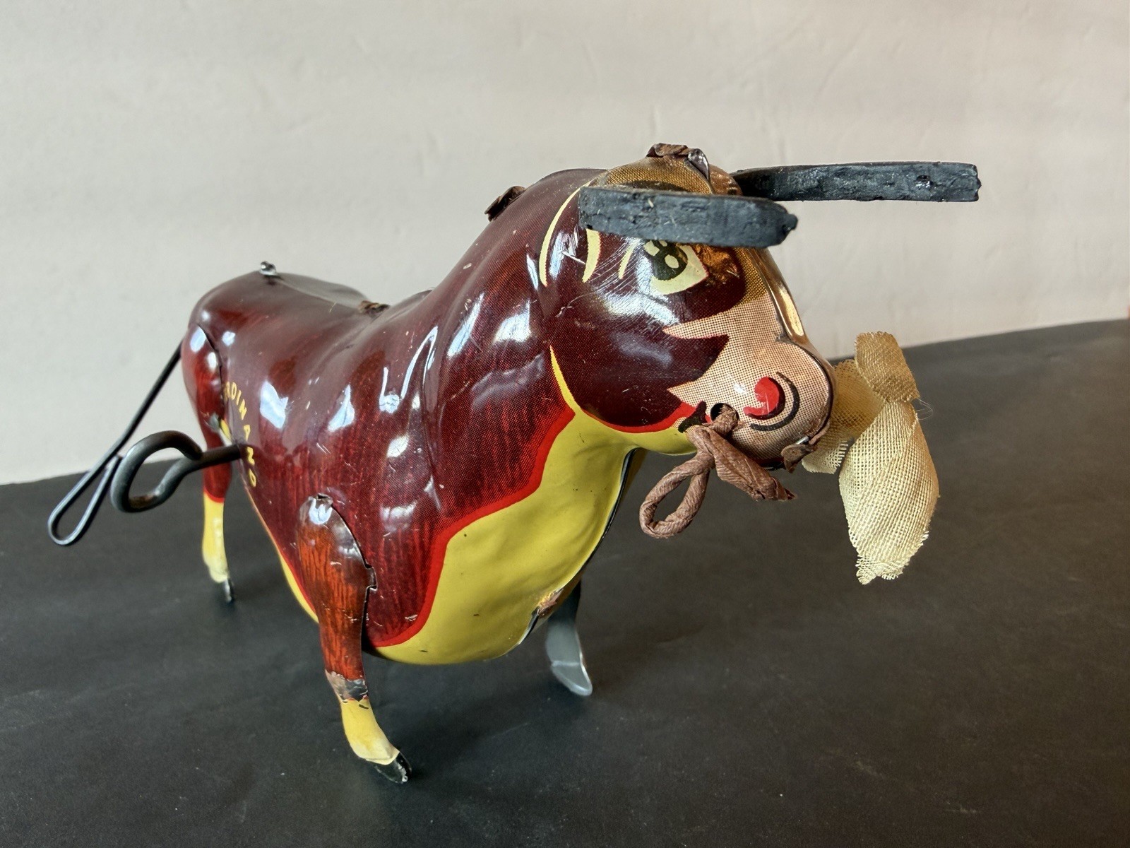 Fredinand the Bull & Box, Louis Marx & Co, NYC/USA, c. 1938.