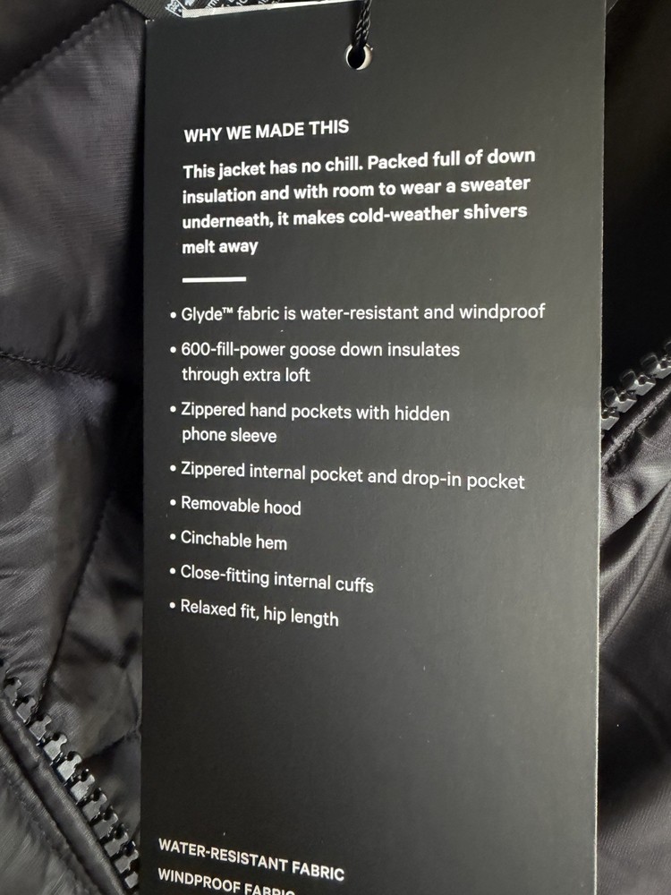 Size:M, Always Down Puffer Jacket