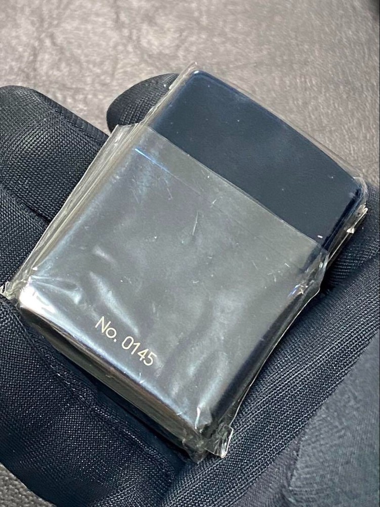 Zippo Rising Dragon Blue Titanium One Sided Processing Lighter Regular Japan