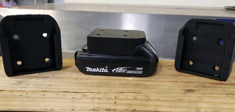 **2 Pack** Makita 18V Locking Battery Holder Mount