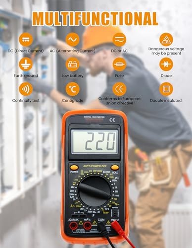 Digital Multimeter Tester Portable Multimeter Multi Testers for Model 1