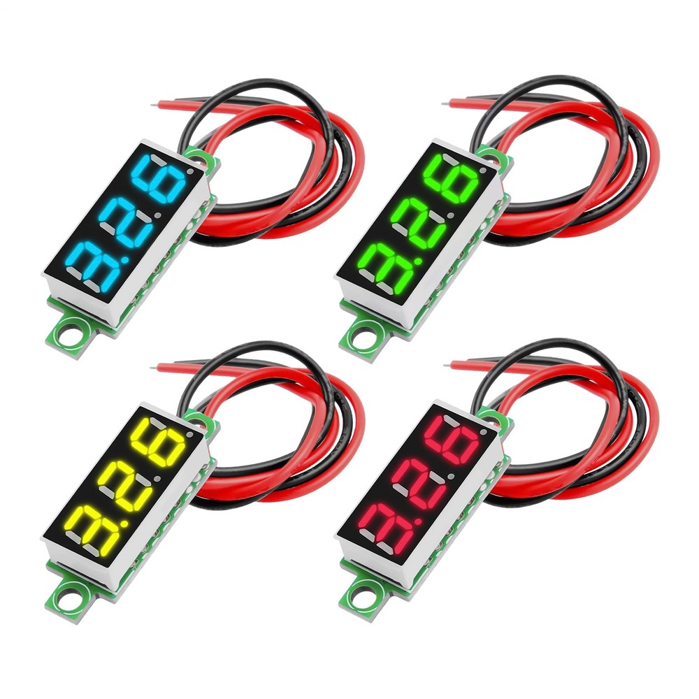LED Display Module 3 Digit 7 Segment Digital Indicator Tube Module Red Blue Gree