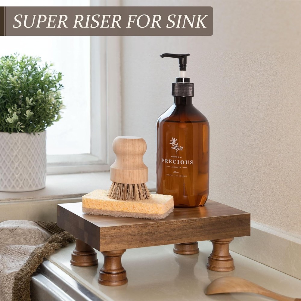 Rustic wooden display rack