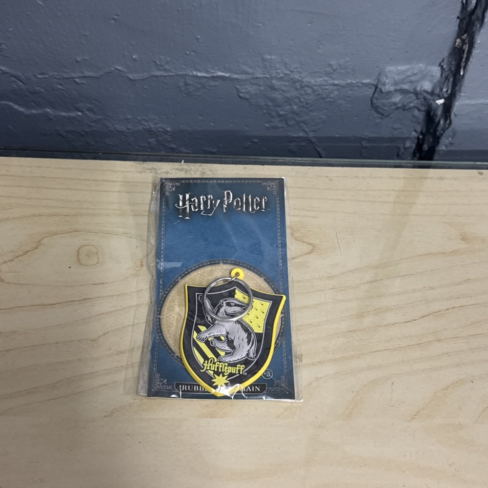 Harry Potter Hufflepuff Rubber Keychain