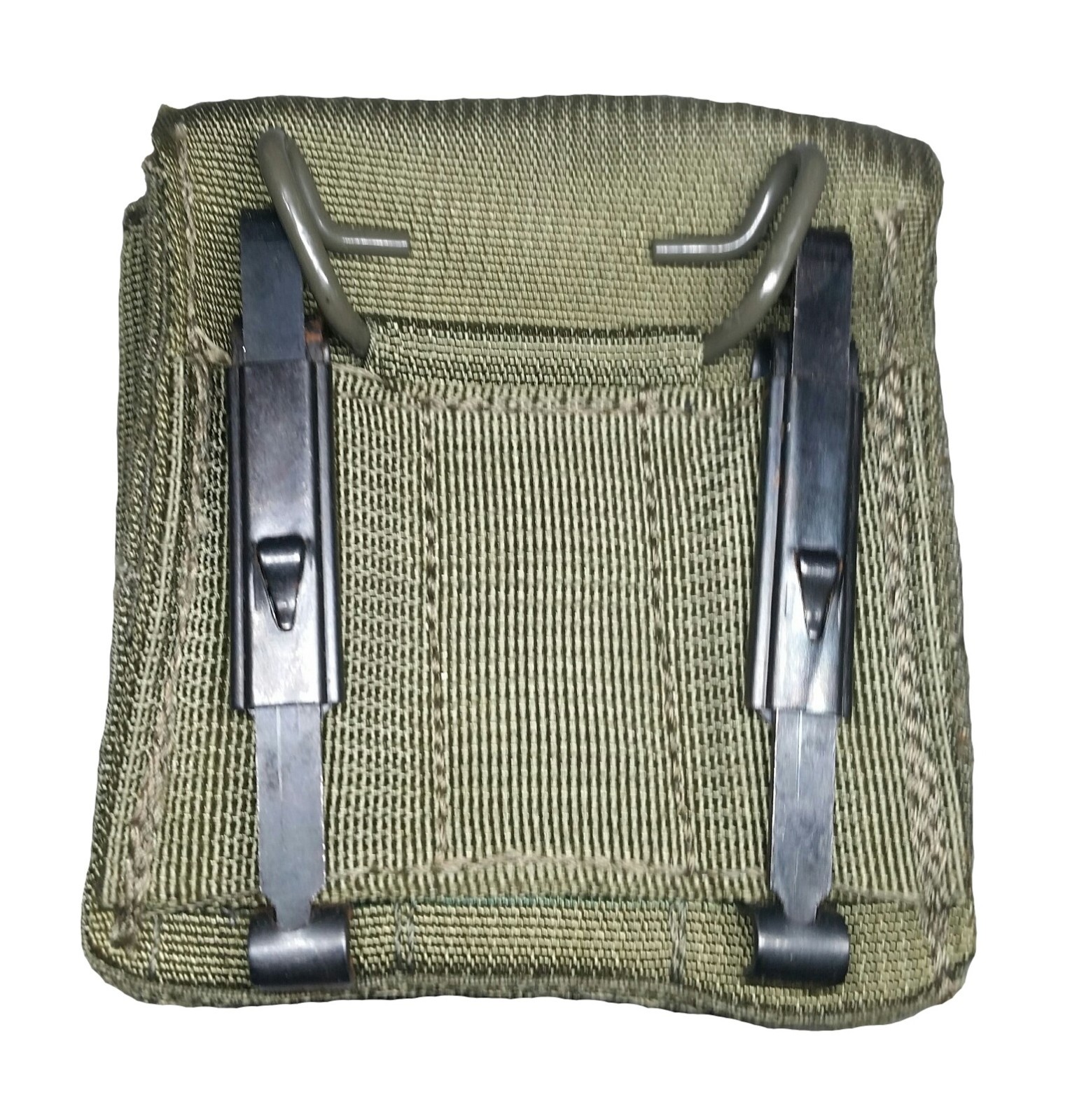 Surplus Israeli Ammo Pouch with Bullet Loops Alice Clips & Belt Hooks - ODG