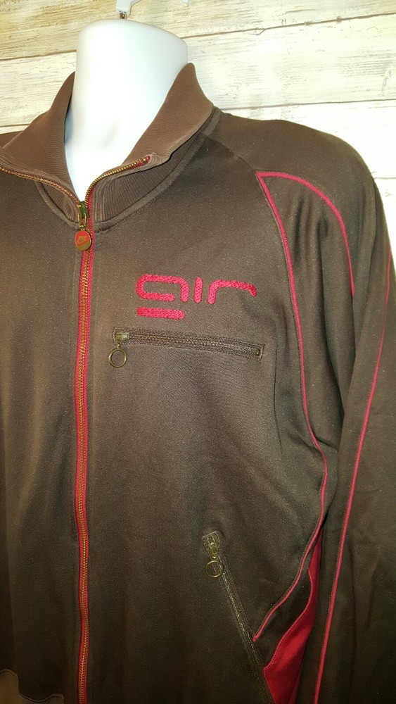 NIKE FULL ZIP MESH LINED ATHLETIC JACKET SIZE XL