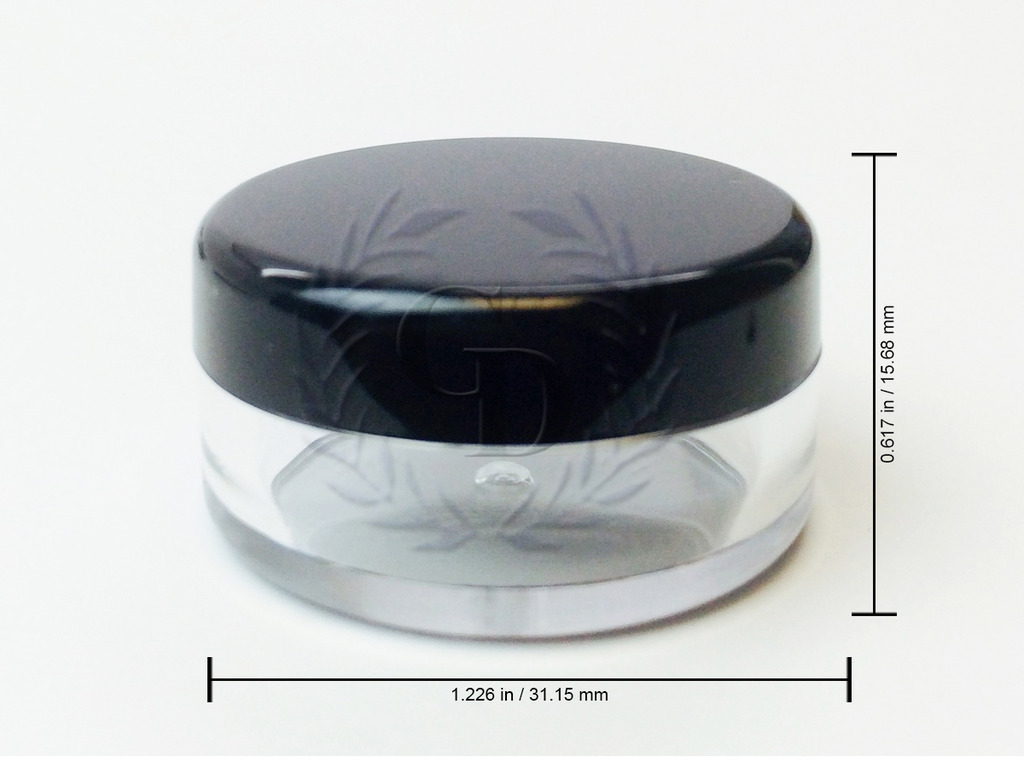 200pcs 5 gram high quality Jars cosmetic makeup cream container Jewelry 5g 5ml