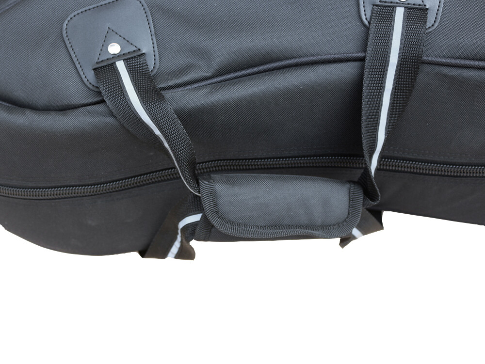 Advanced Black Cello Case 4/4 Soft Bag with Multiple Pockets Strong Bag