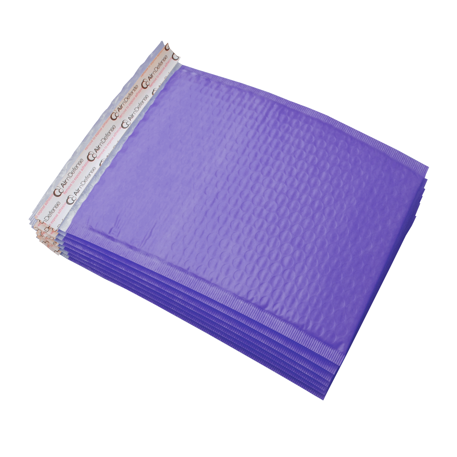 AirnDefense 1000 #0 6.5X10" Purple Poly Bubble Mailers Shipping Padded Envelope