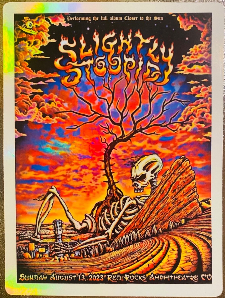 SLIGHTLY STOOPID RED ROCKS CO STICKER
