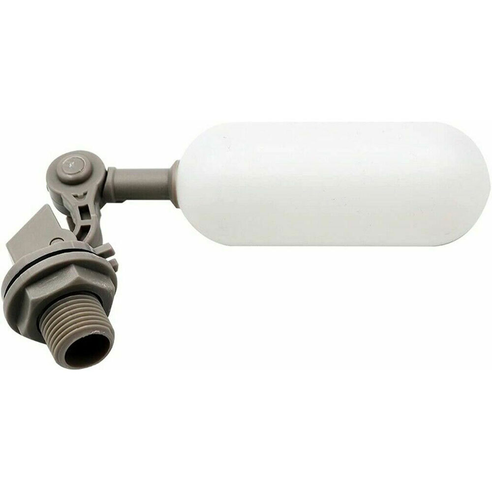 4 Pack Water Float Valve with Adjustable Arm Plastic Water Filter Float 1/2 Inch