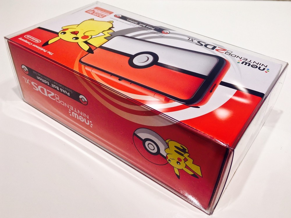 1 Box Protector for NINTENDO 2DS XL Console Boxes (NTSC) Clear Case