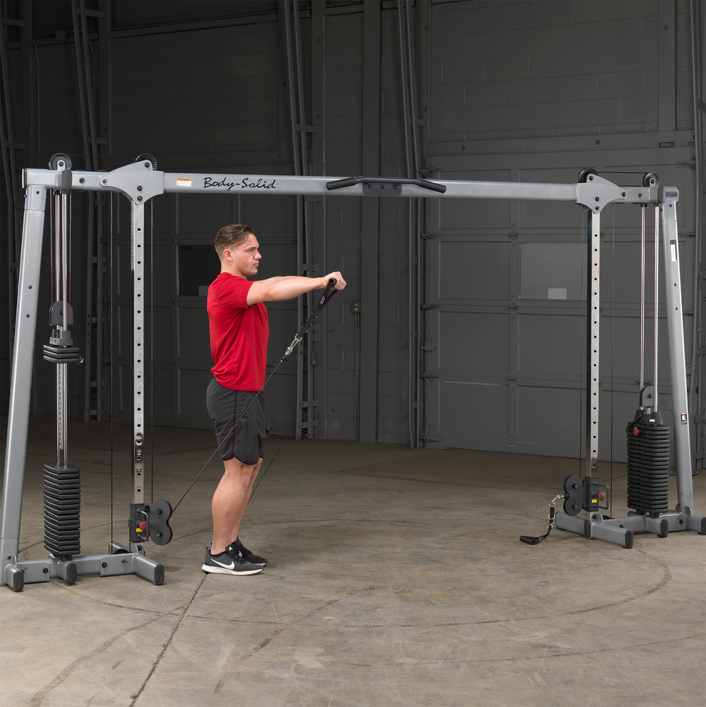 Body Solid Deluxe Cable Crossover GDCC250 Selectorized Home Gym Exercise Station