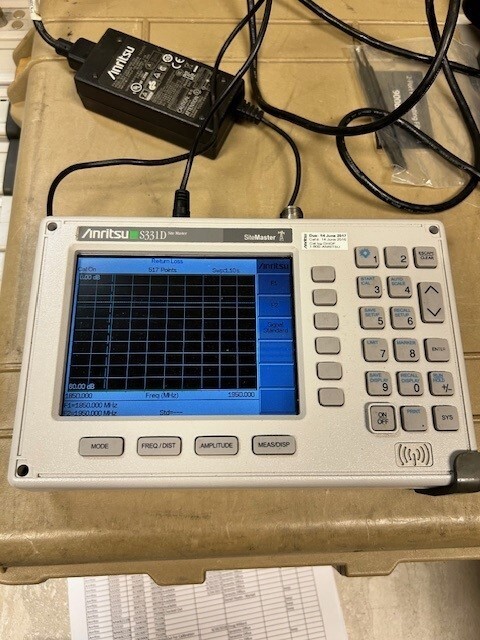 10 Anritsu S331D Site Master Cable & Antenna Analyzer SiteMaster S331