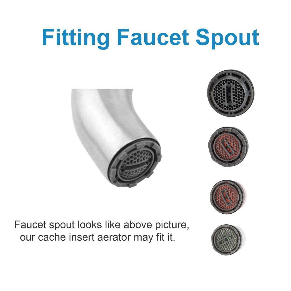 12pack Faucet Aerator for Cache Aerators Key Removal Wrench Replace Plug-in Tool
