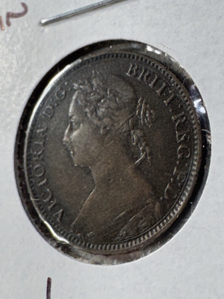 1893 Great Britain 1 Farthing Cleaned