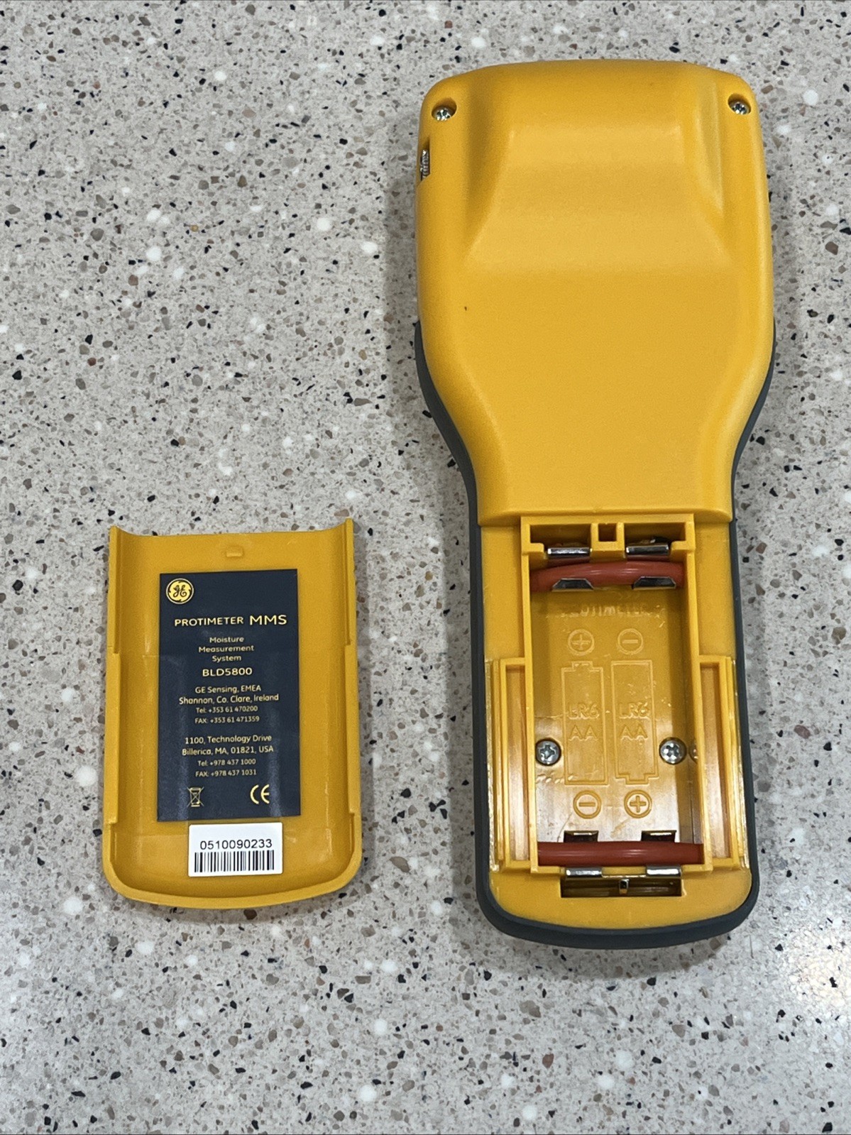 GE Protimeter MMS BLD5800 Moisture Measurement System W/ Cal Check Device