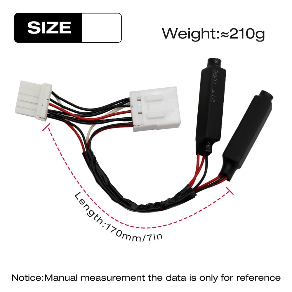 Plug-In Load Equalizer Blinker Motorcycle Turn Signal Load Equalizer Fl Resis...