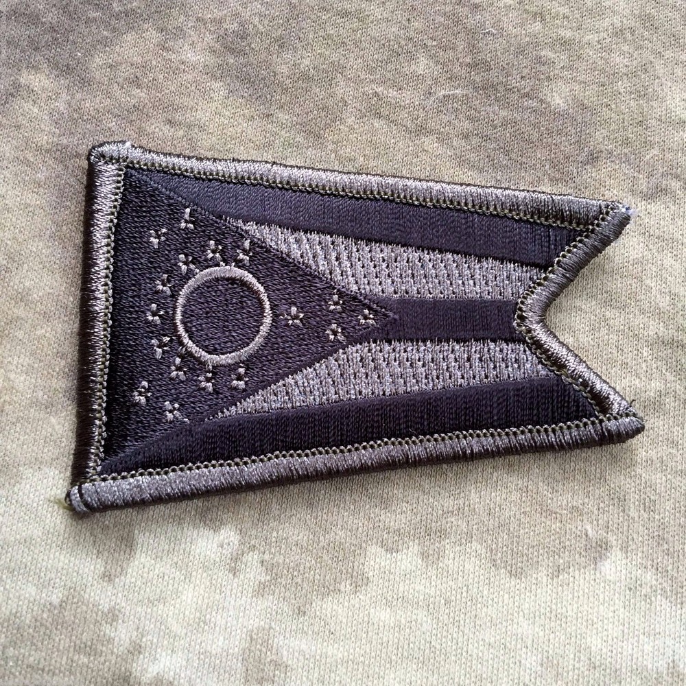 URBAN Subdued Ohio State Flag Tactical Patch