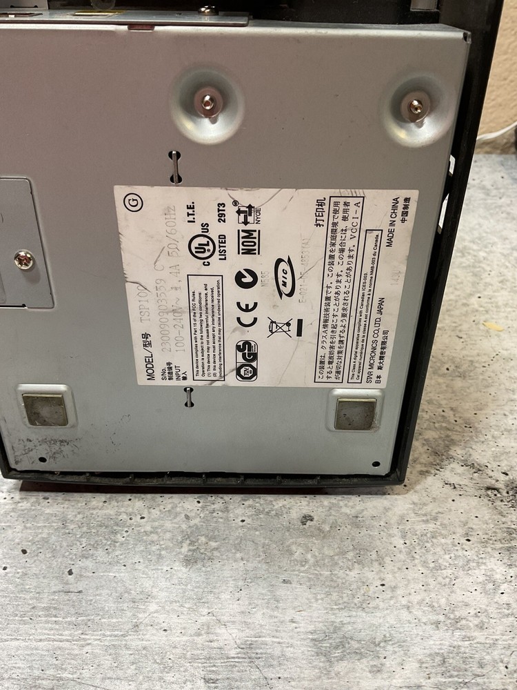 Star TSP100 FuturePRNT Receipt Printer Tested Working Future Print