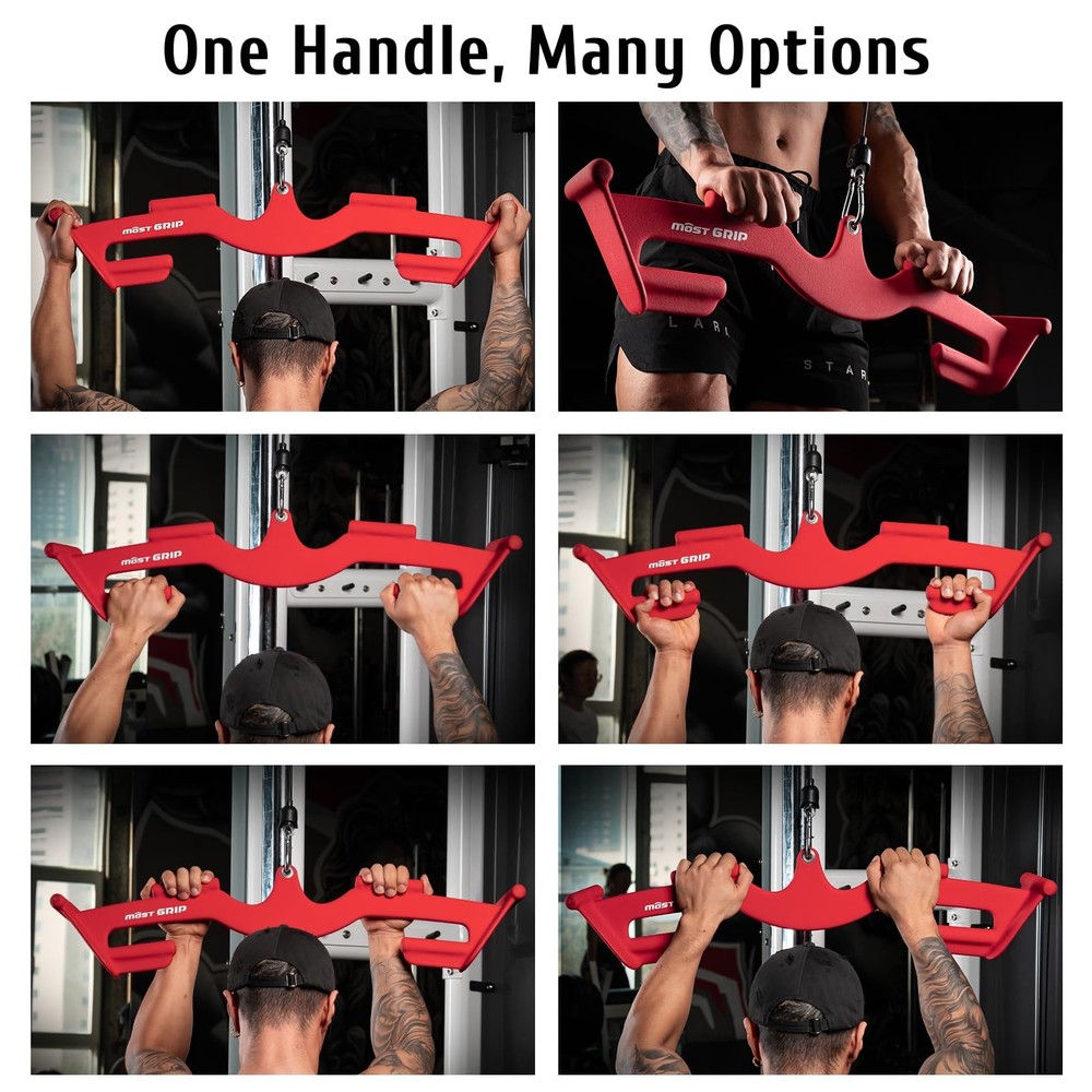 LAT Pull Down Bars Set, Triangular Stability LAT Pulldown Attachments with 8 ...