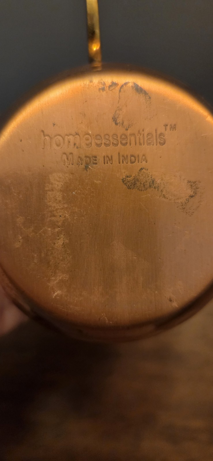 Hammered Copper Mule Mugs Set Of 4 Made In India Home Essentials Barware