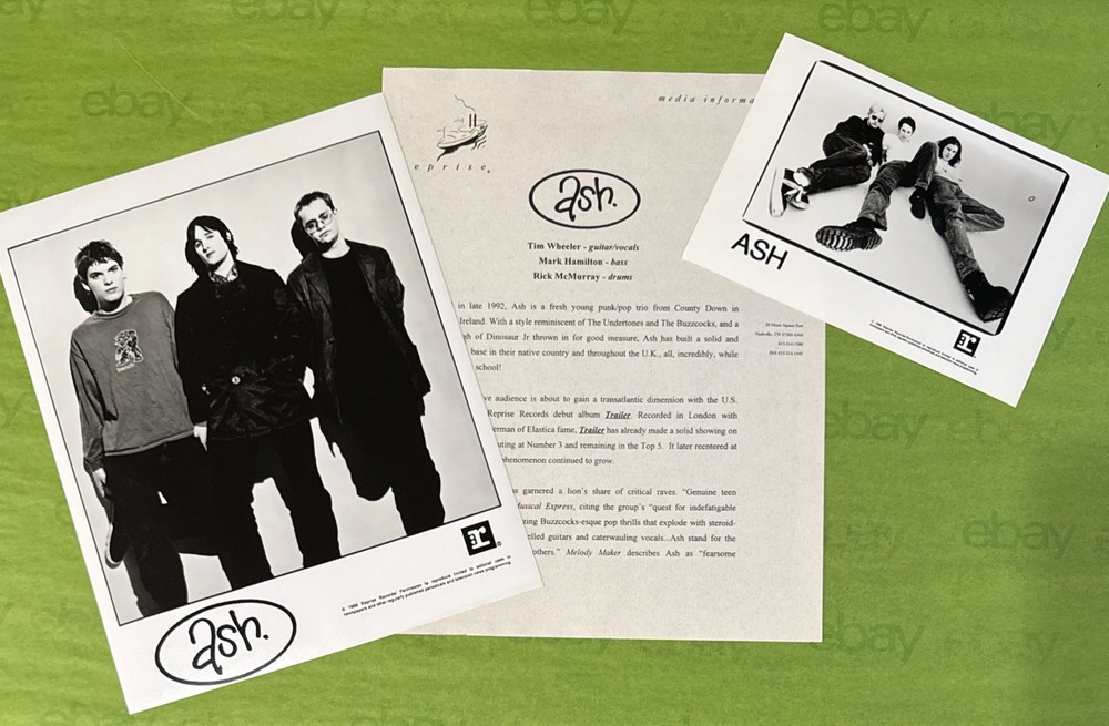ASH 1996 TRAILER MEDIA PRESS KIT + 2 PROMO PHOTOS REPRISE