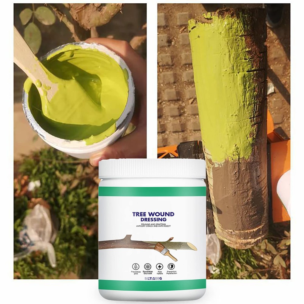 Tree Wound Sealer, Pruning Grafting 1pcs*100g +1*brush