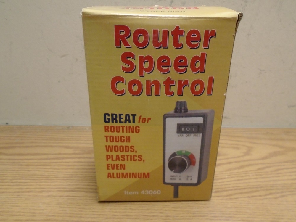 Harbor Freight Model 43060 Dial Router Speed Control, 120V, 15A, Variable/Full