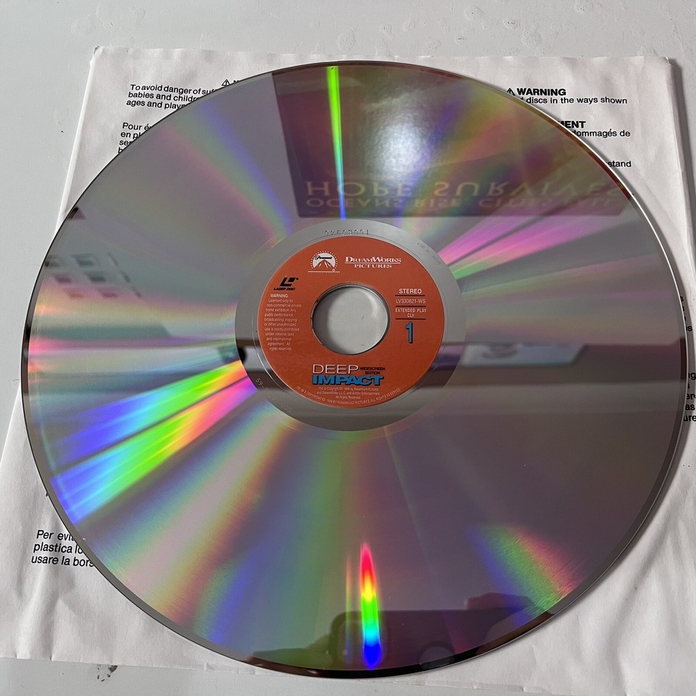 Deep Impact 2-Disc Widescreen Edition Laserdisc - Paramount