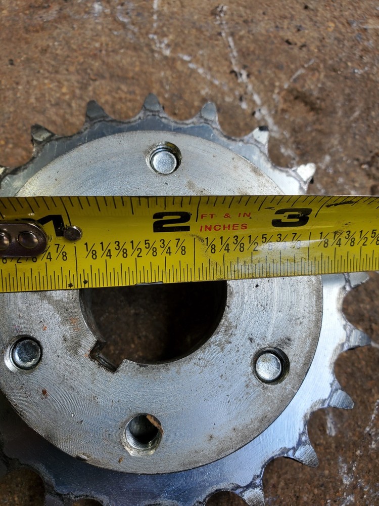 2 Piece Sprocket 1 1/4 Shaft 21 Teeth