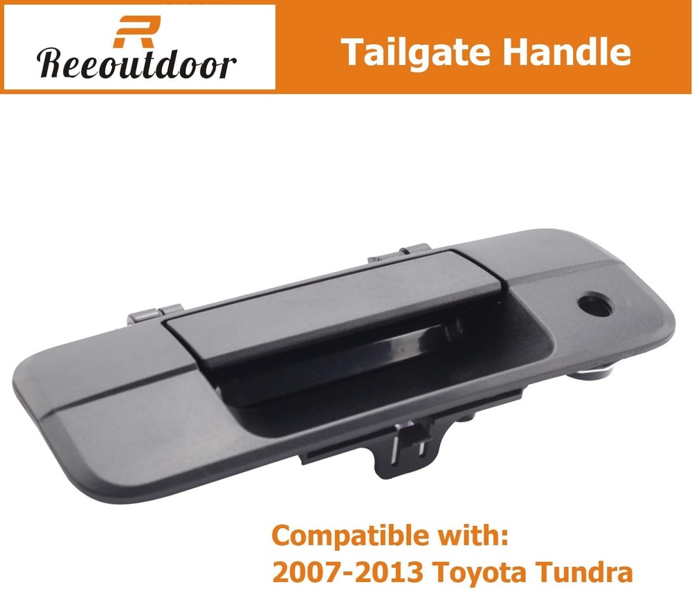 Tailgate Handle with Keyhole Compatible with 2007-2013 Tundra, Liftgate Latch