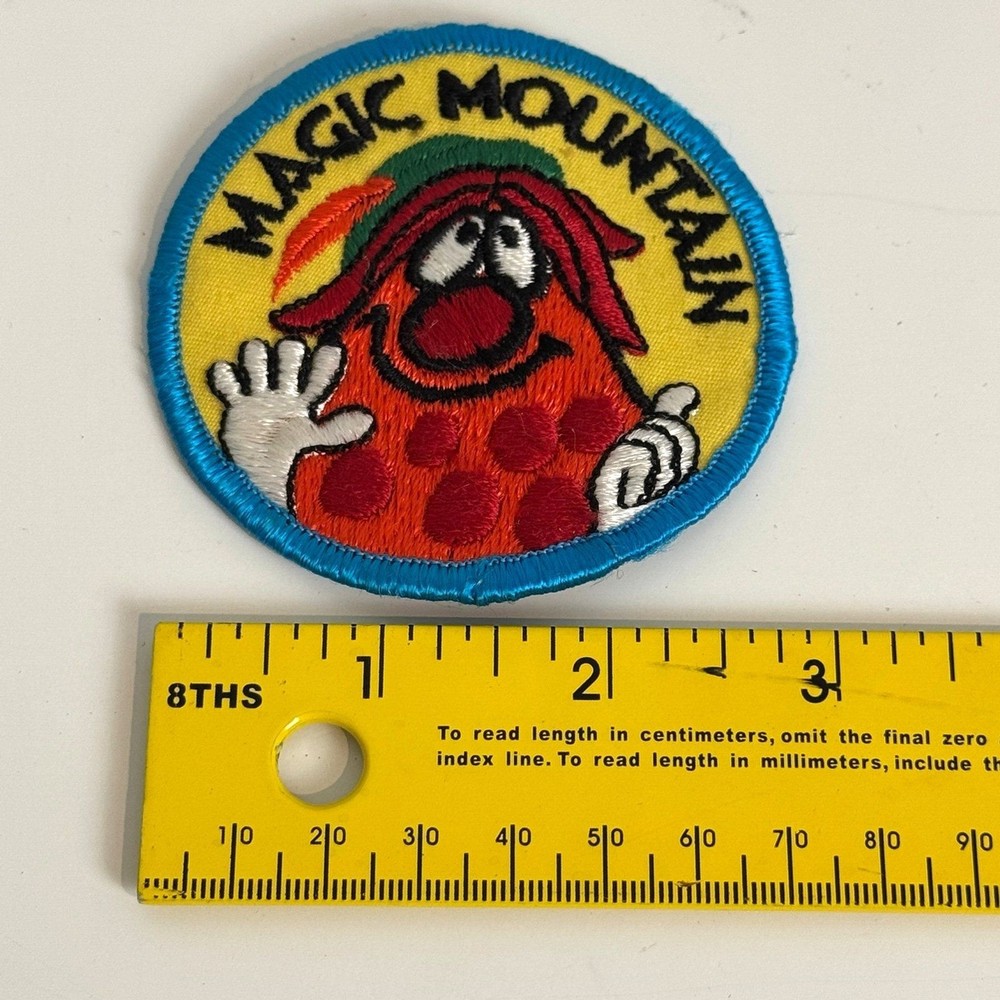 Vintage Magic Mountain Six Flags California Troll Patch 80s
