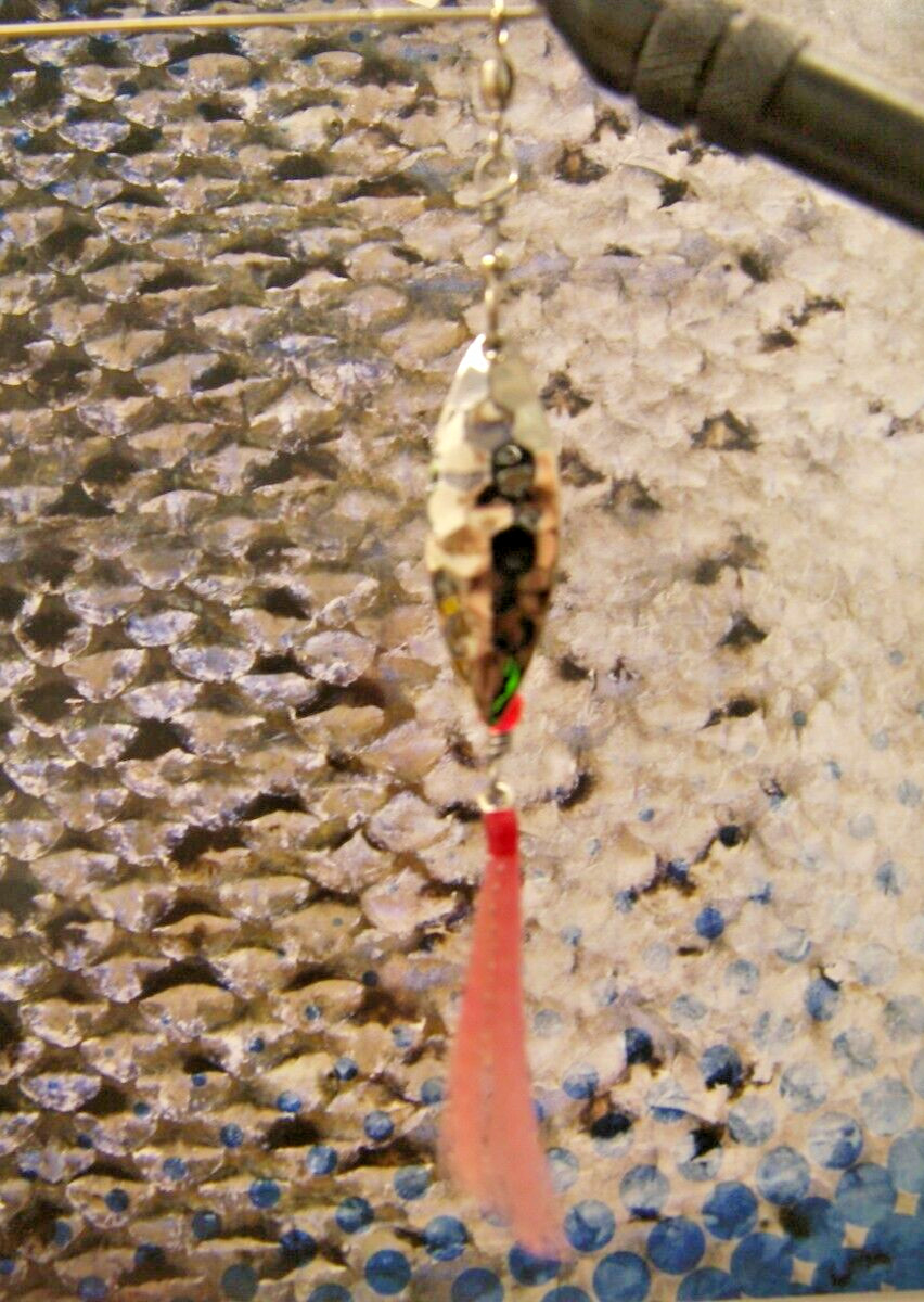 Trout Salmon Steel head Spinner Pink .35 Ounce 9 Grams 1/0 single Hook New USA