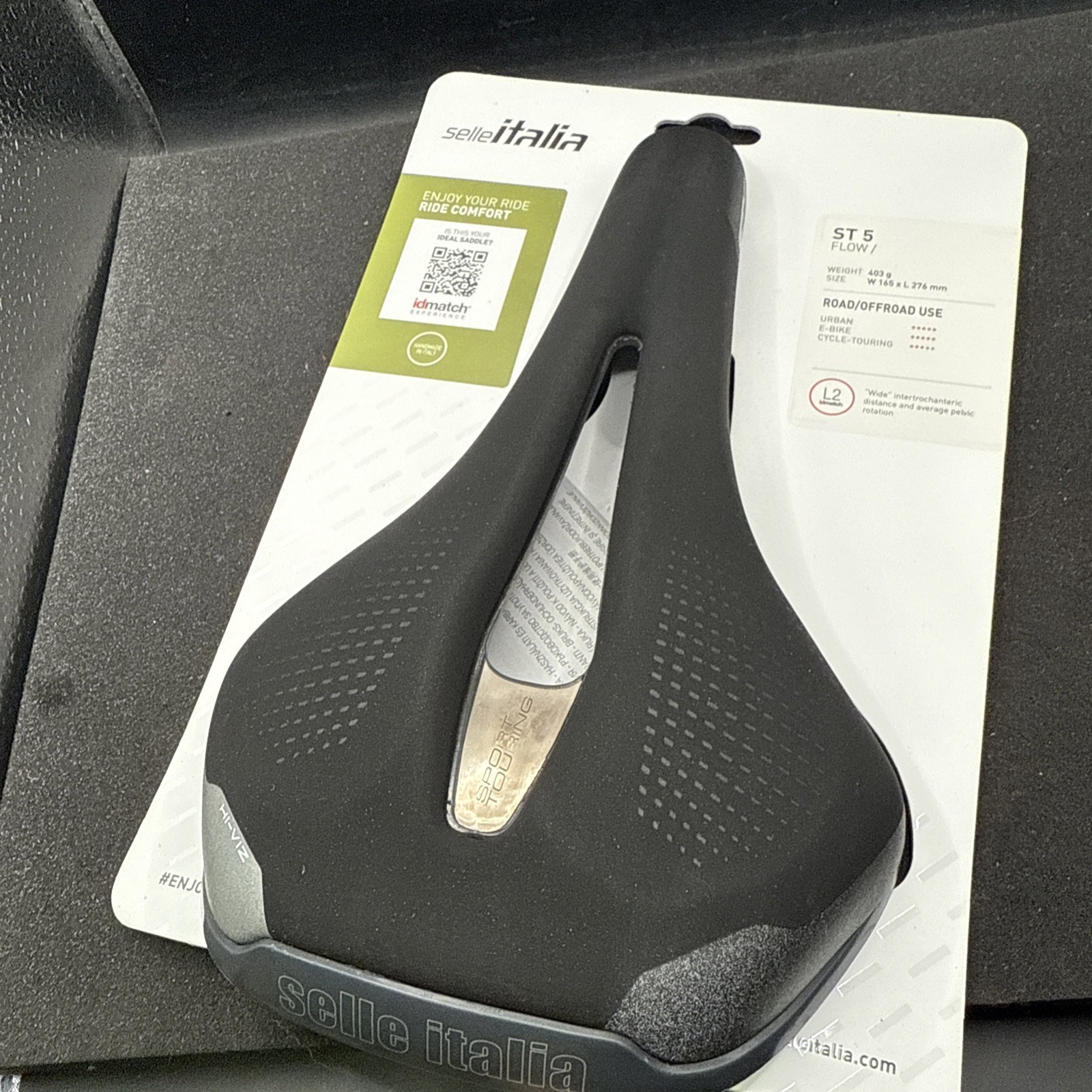 Selle Italia St5 Flow L2 165mm Cycling Saddle Seat (9419-3)