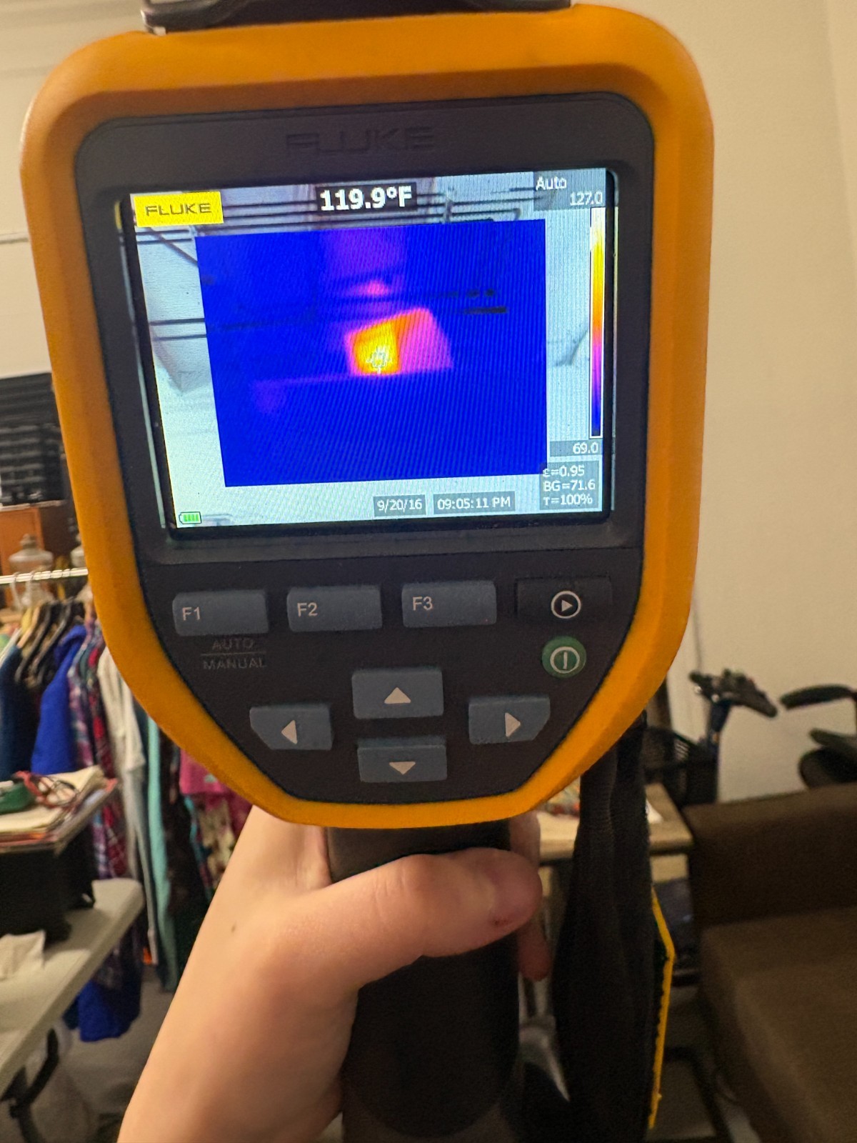 FLUKE TiS75 Thermal Imager w Soft-Sided Case and Accessories - EUC