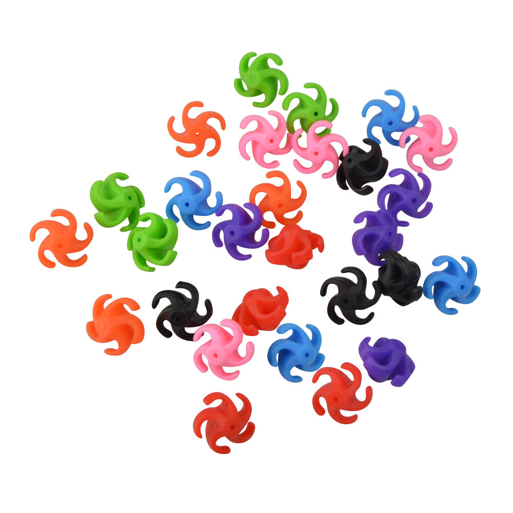 4pcs Archery Bowstring Stabilizer Recurve Compound Bow String Stop Damper